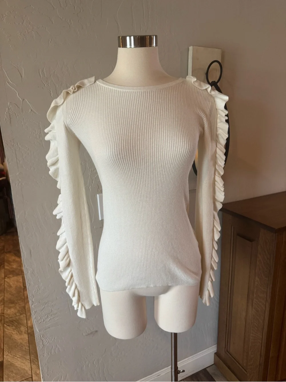 See by Chloe Ruffle Sleeve Sweater